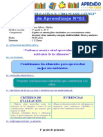 Sesion de Aprendizaje Semana 22 Dia 3 - Ciencia y Tecnologia