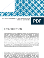 Policing and Public Disorder in The United Kingdom