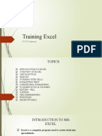 Training Excel Basic