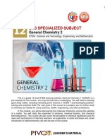 Shs Specialized Subject: General Chemistry 2