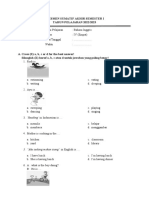 Asesmen Sumatif Bahasa Inggris KLS Iv