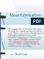 Meat Fabrication