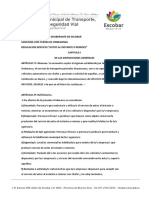 ORDENANZA Regulación Remises Escobar