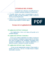 LEGITIMIDAD DEL PODER Trabajo de Alumnos de Las Alas Peruanas