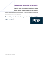 Patrimoine - Usages Sociaux PDF