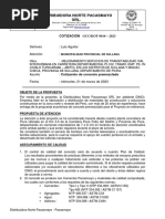 Cotización 0016 - 2023 Concreto MR 48 Turicarami PDF