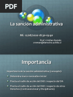 Sanción Administrativa PPT - Roman