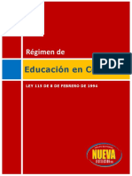 Régimen De: Educación en Colombia