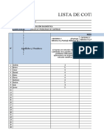 Lista de Cotejo 5to - Evaluación Diagnóstica 2023