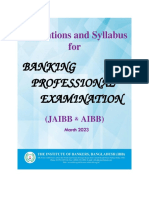 Syllabus IBB