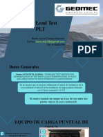 Point Load Test PLT: Rocío Laura Choque Alarcón Correo: Cel. 918405796