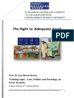 The Right To Adequate Food