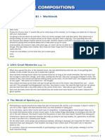 American Download B1+ Workbook Sample Compositions