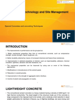 Module 5 - Special Concretes and Concreting Techniques PDF