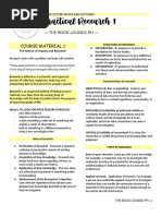 2ND Term - Practical Research 1