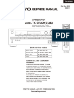 TX-SR309 Service Manual Onkyo