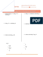 Exercícios: Logaritmos (Mudança de Base) : Professorferretto Professorferretto