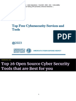 Top Free Cybersecurity Services and Tools PDF