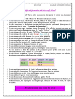 Test de Fin de Formation de Microsoft Word