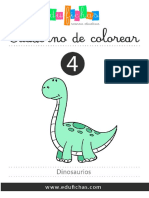 004col Dibujos Dinosaurios Edufichas