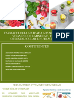 Farmacologia Aplicada Aos Suplementos Vitaminicos e Minerais