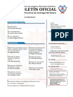 Boletin Oficial Día 25 de Enero 2023 - Santiago Del Estero