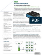 Datasheet RX-series RX420-RDP (EN) 828842