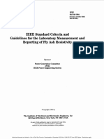 IEEE STD 548-1984 Standard Criteria and Guidelines For The Laboratory Measurement and Reporting of Fly Ash Resistiviy PDF