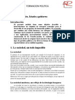 Sociedad, Nación, Estado y Gobierno