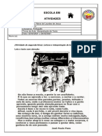 Atividade de Português - Correção-Gabarito PDF