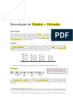 Acordes Triades e Tétrades