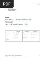 Report - Fostering The Railway Sector Through The European Green Deal PDF