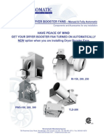 Dryer Booster Fan - Reversomatic Options