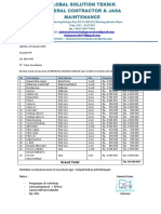 Surat Penawaran Genset