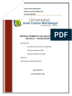 Sistema Indirecto de Abastecimiento de Agua Tanque Elevado