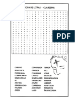 Sopa de Letras Cuaresma