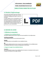 TC Maths Leçon 16 Similitudes Directes PDF