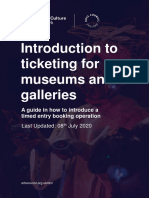 Introduction To Ticketing For Museums and Galleries 08.07.20 - 0 1 PDF