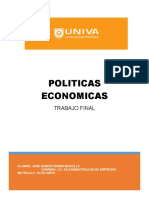 Trabajo Final Politicas Economicas