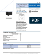 He-V Relays: Features Typical Applications