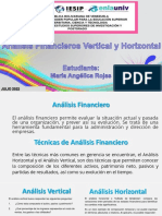 Analisis Financiero Técnicas Vertical y Horizontal