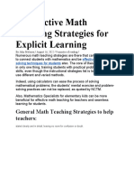 20 Effective Math Teaching Strategies For Explicit Learning