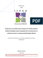 Bilan Neuro Moteur PDF