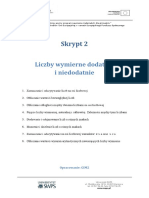 Skrypt 2 Liczby Wymierne Dodatnie I Niedodatnie PDF