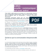 Les Outils Et Compétences Pour Savoir Communiquer