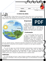 O Ciclo Da Água PDF