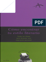 Cómo Encontrar Tu Estilo Literario