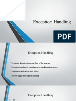 Exception Handling