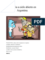 Mineria A Cielo Abierto en Argentina DESARROLLO DE TRABJO (Autoguardado) (Autoguardado)