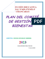 Plan de Gestión de Bienestar